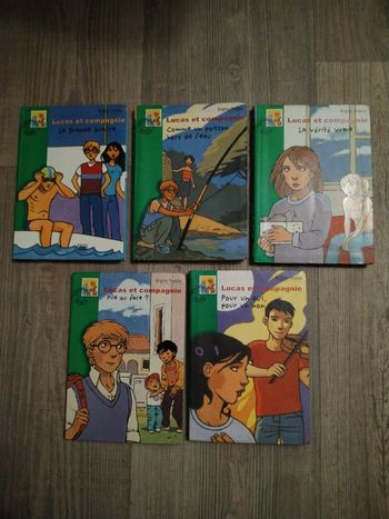 Lot 5tomes de Lucas et compagnie