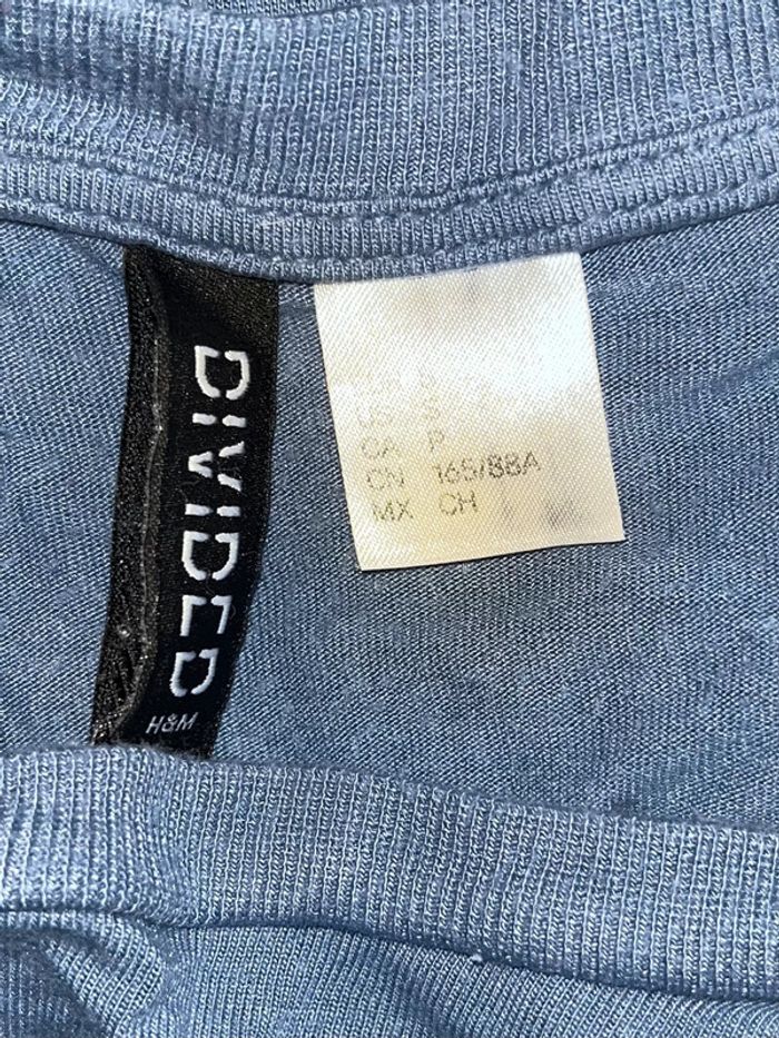 T-shirt bleu, taille S - photo numéro 3