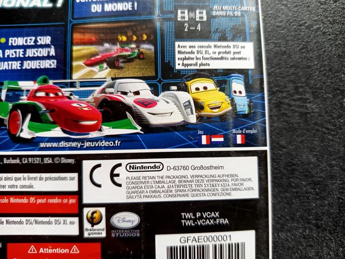 Nintendo - DS - Disney - Pixar - Cars 2 - photo numéro 4