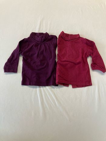 Sous pull col roulé fille 6 mois