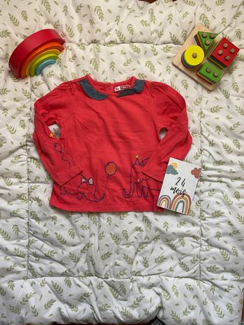 teeshirt manches longues rose du pareil au même 23 mois
