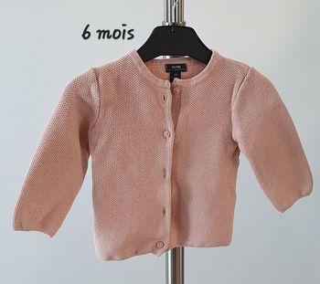 Gilet rose kiabi 6 mois