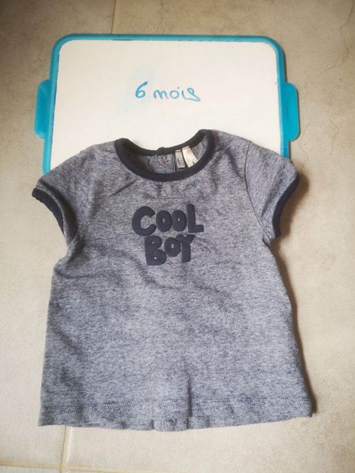 Lot de 2 Tee-shirt 6 mois