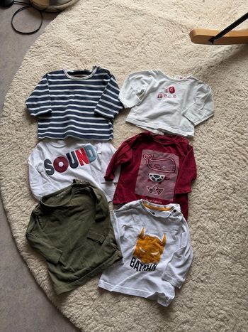 haut manches longues six mois