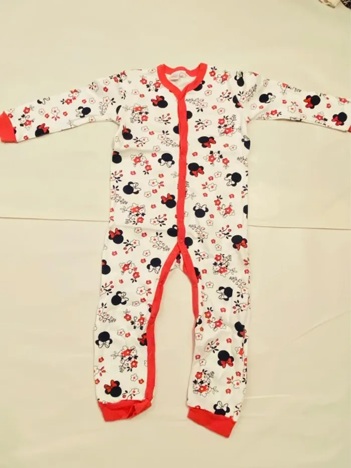 Lot 2 pyjamas fille 24 mois Disney baby - photo numéro 3