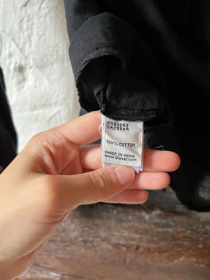 Blouse noire Diesel - photo numéro 3