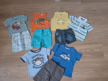 Lot vêtements été garçon 6 mois