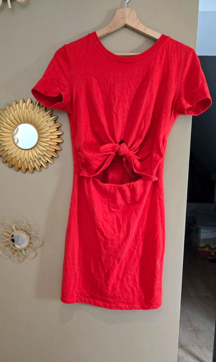 Robe rouge Zara - photo numéro 3
