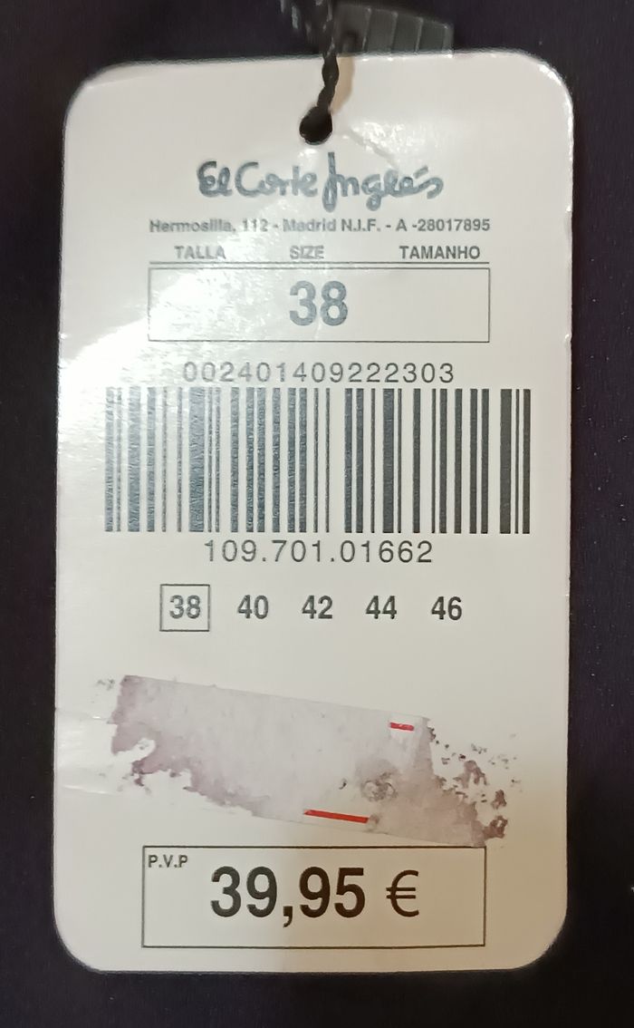 Vestido M.con etiqueta.el corte inglés. - photo numéro 4
