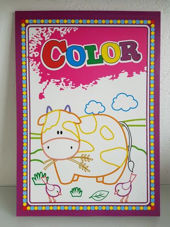 Bloc de 10 coloriages contours 3D