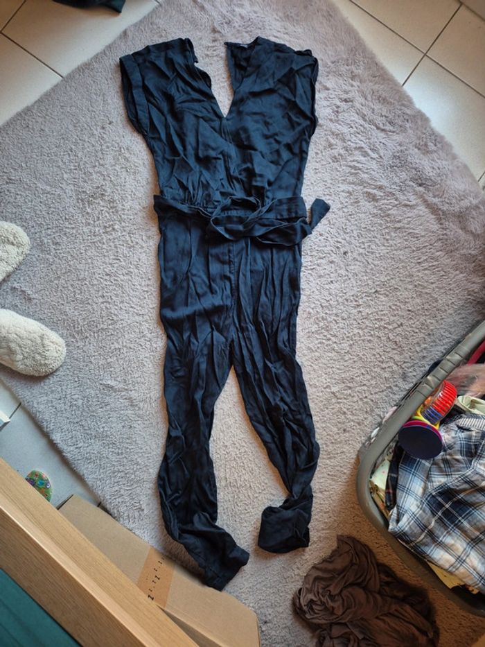 Combinaison pantalon bleu marine