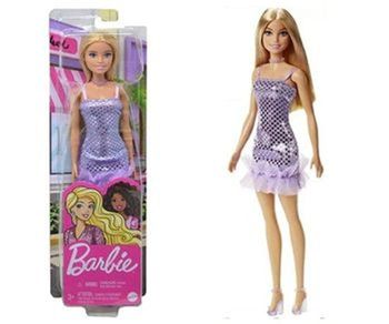 Poupée Barbie robe à paillettes