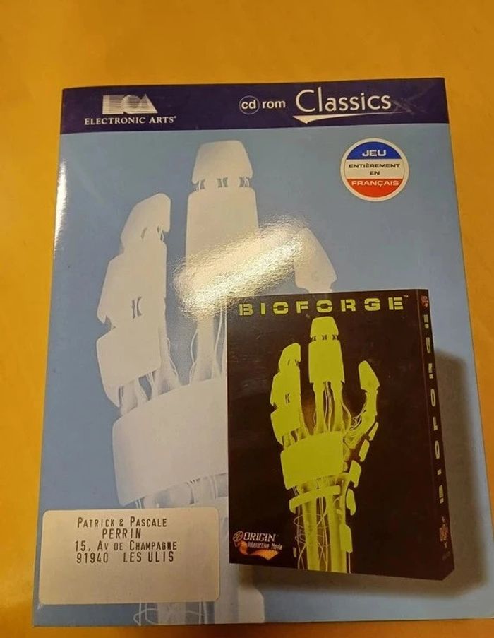 Jeu PC en boîte carton Bioforge (1994)