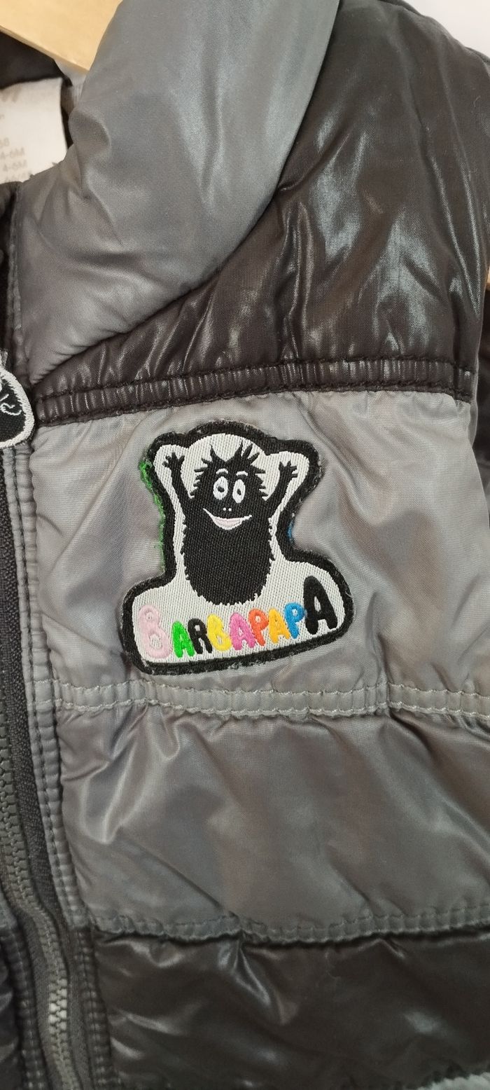 Doudoune sans manche garçon 6 mois H&M Barbapapa - photo numéro 4
