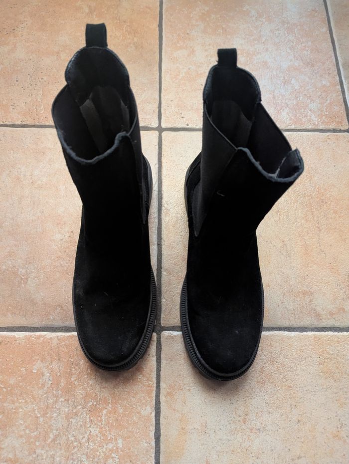 Boots T41 Femme noir