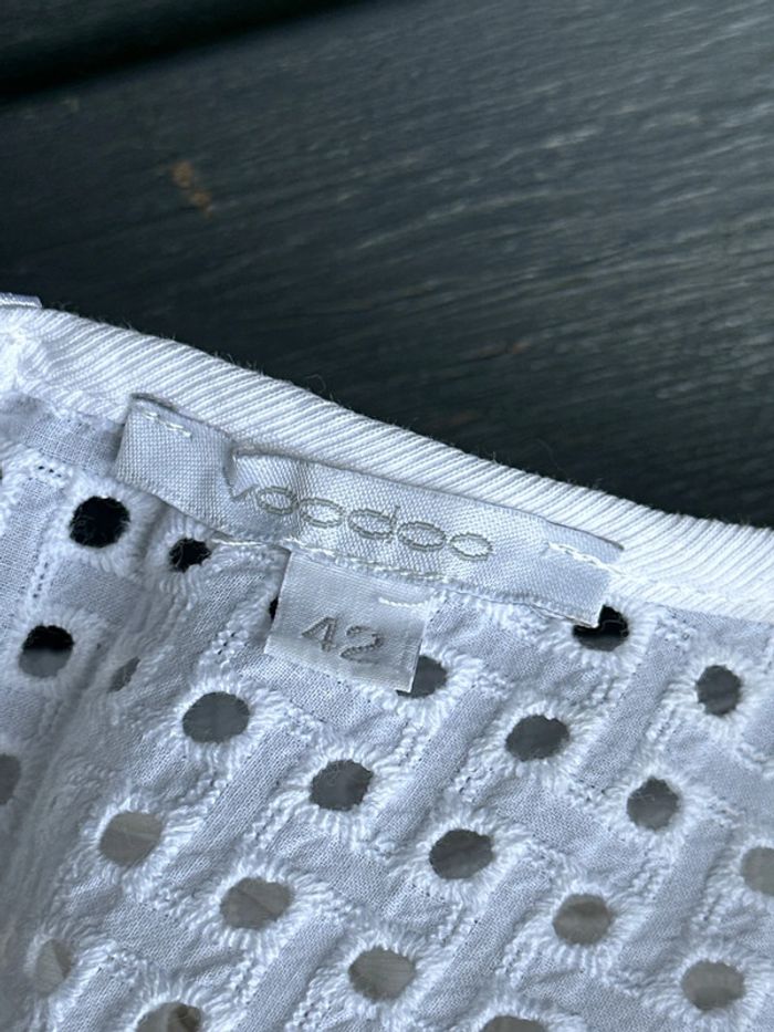 Débardeur sans manches blanc doublé été léger voodoo - photo numéro 4