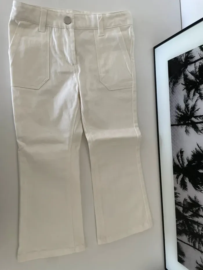 Pantalon blanc jacadi 4 ans - photo numéro 4