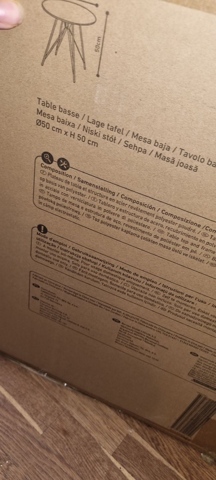 Table basse neuve à 18e pas d'envoi - photo numéro 3