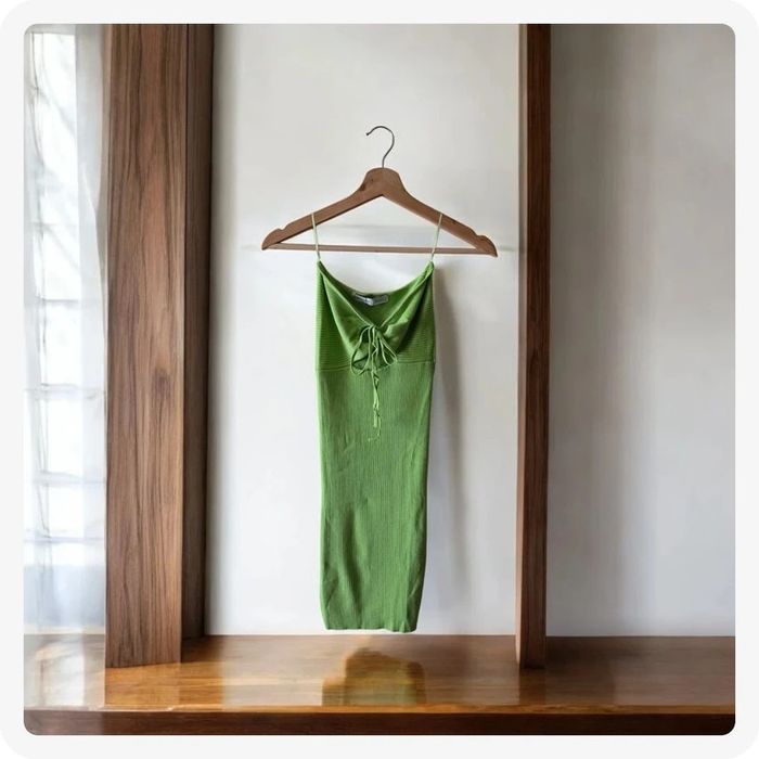robe Bershka vert taille S