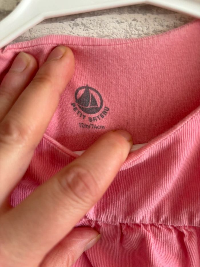 Salopette petit bateau taille 12 mois - photo numéro 3
