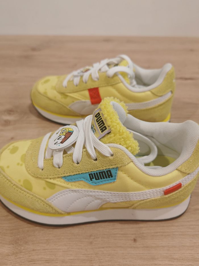 Basket fille, taille 32, Puma Bob l'éponge - photo numéro 4
