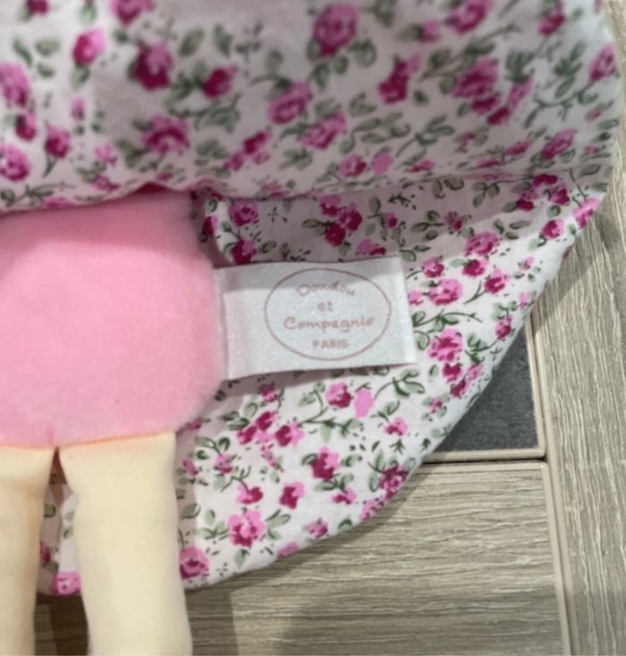 Doudou poupée rose - Doudou et compagnie - photo numéro 2
