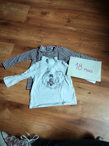 Lot tee-shirts manches longues