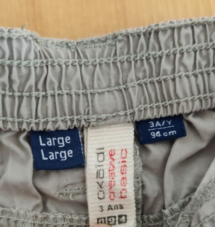 Okaïdi 3 ans – Bermuda cargo - photo numéro 3