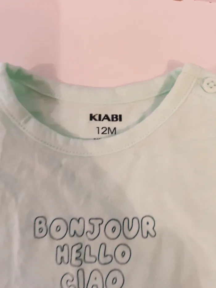 Lot t-shirts été 12 mois excellent état - photo numéro 5