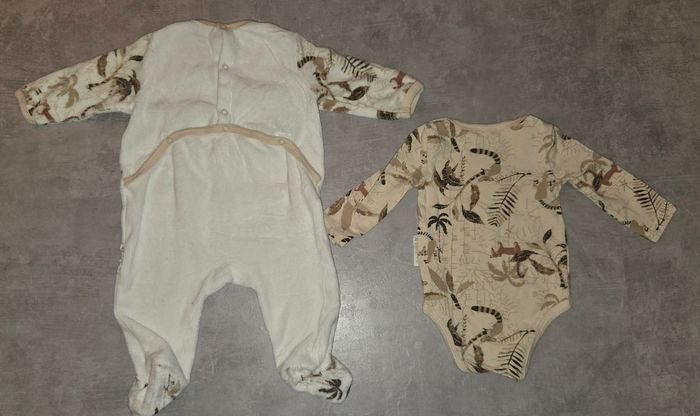 Pyjama + bodie ML petit beguin 3mois - photo numéro 2