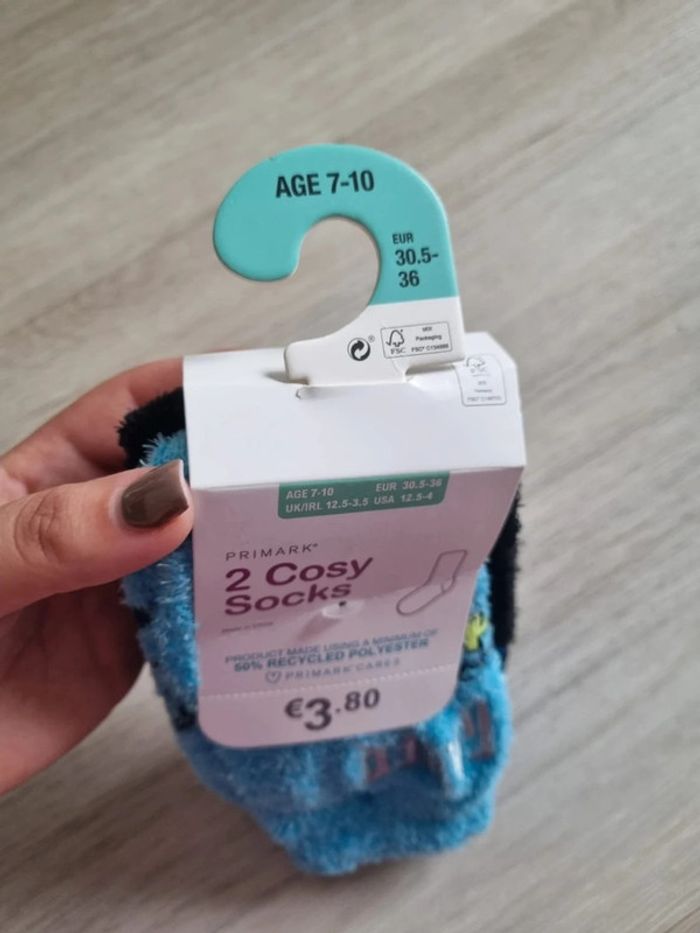 Lot de 2 paires de chaussettes anti derapantes pointure 36 - photo numéro 2