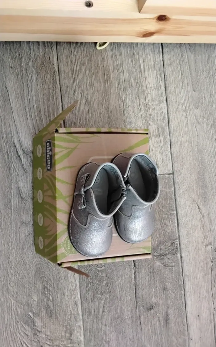 Bottines grises paillettes - photo numéro 2