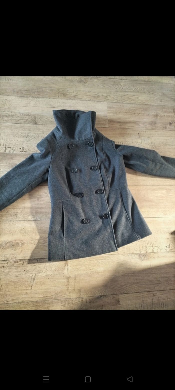 Manteau femme gris