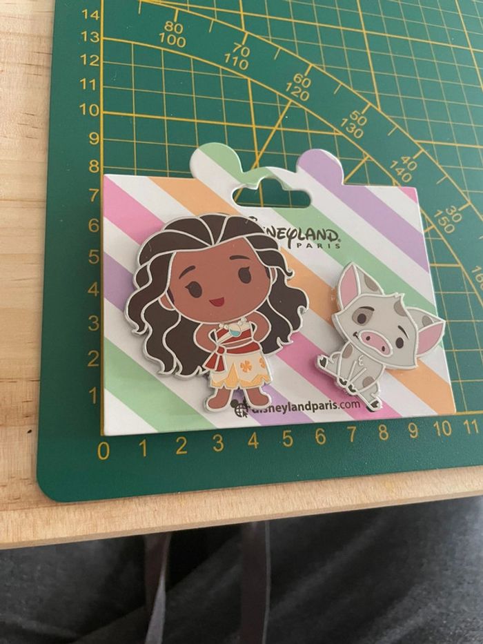 Pins Disneyland Paris Vaiana (Moana) et Pua - Neufs ! - photo numéro 3