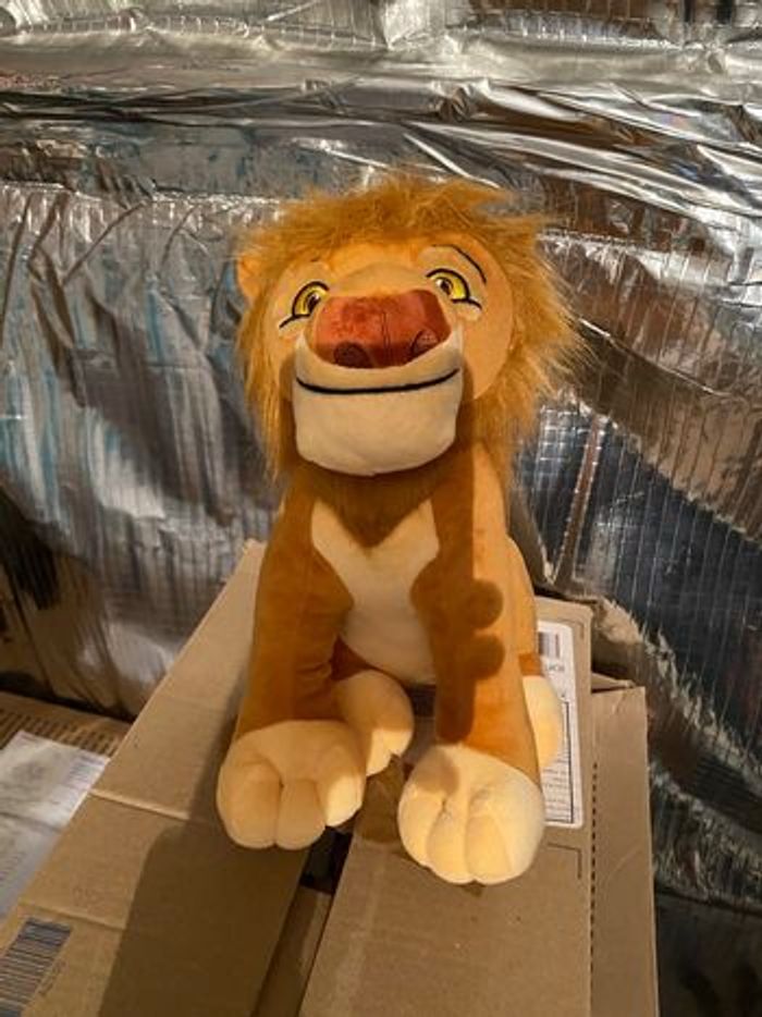 Peluche SIMBA adulte 30cm Le Roi Lion NEUVE
