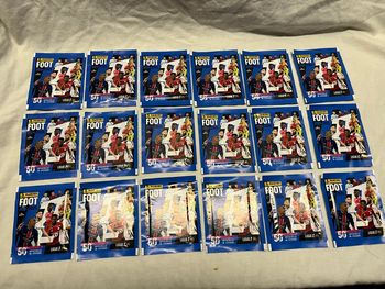 18 pochettes Panini stickers Foot 50