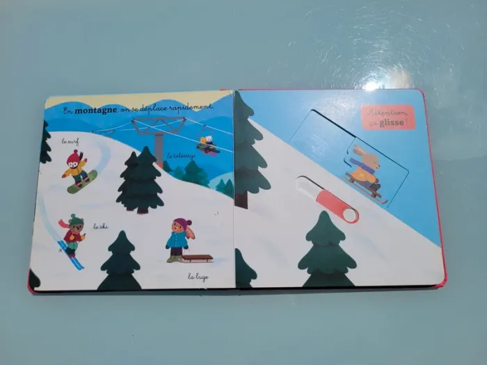 Livre animé à tirettes et roues 🛷 L'Hiver 🧣 - photo numéro 7