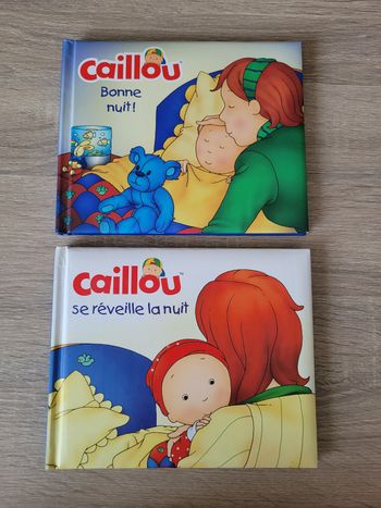 Lot de 2 livres Caillou 