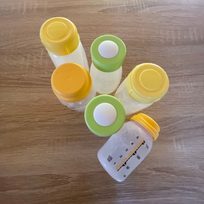 6 Contenants  lait maternel