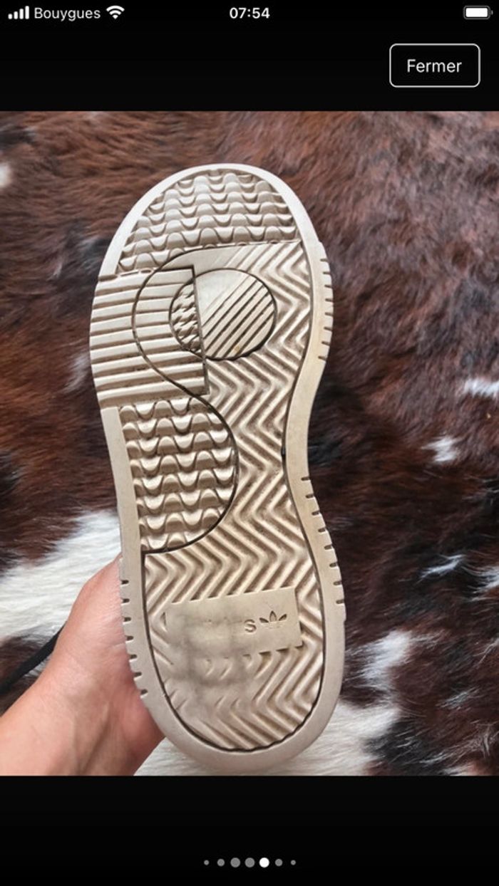 Baskets homme en cuir Adidas - photo numéro 12