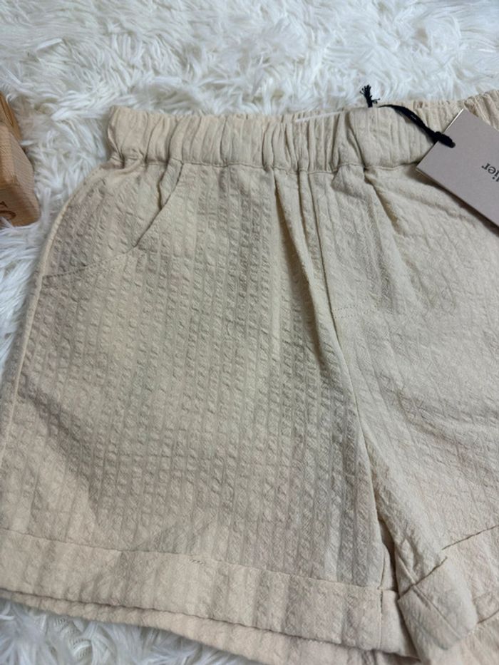 Short beige taille 5-6 ans Lil atelier - photo numéro 2