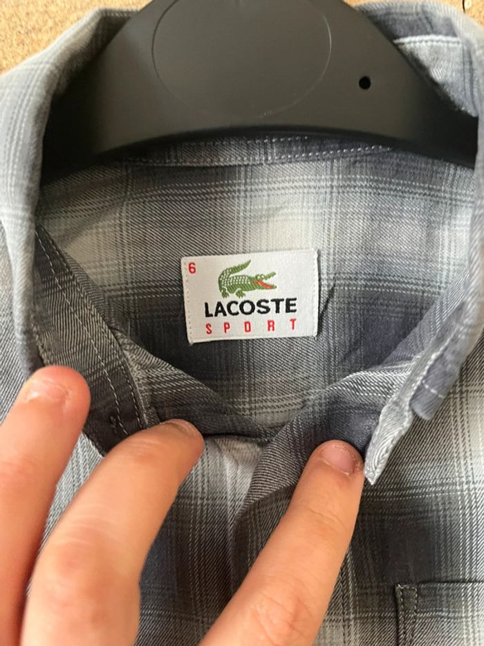 Chemise manches longues Lacoste Sport - photo numéro 3