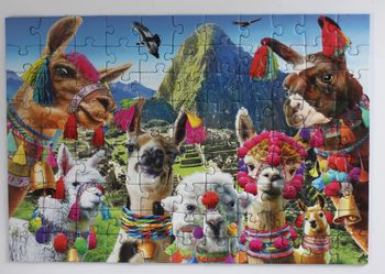 Mini puzzle 99 pièces "Les lamas" Puzzle moment Ravensburger