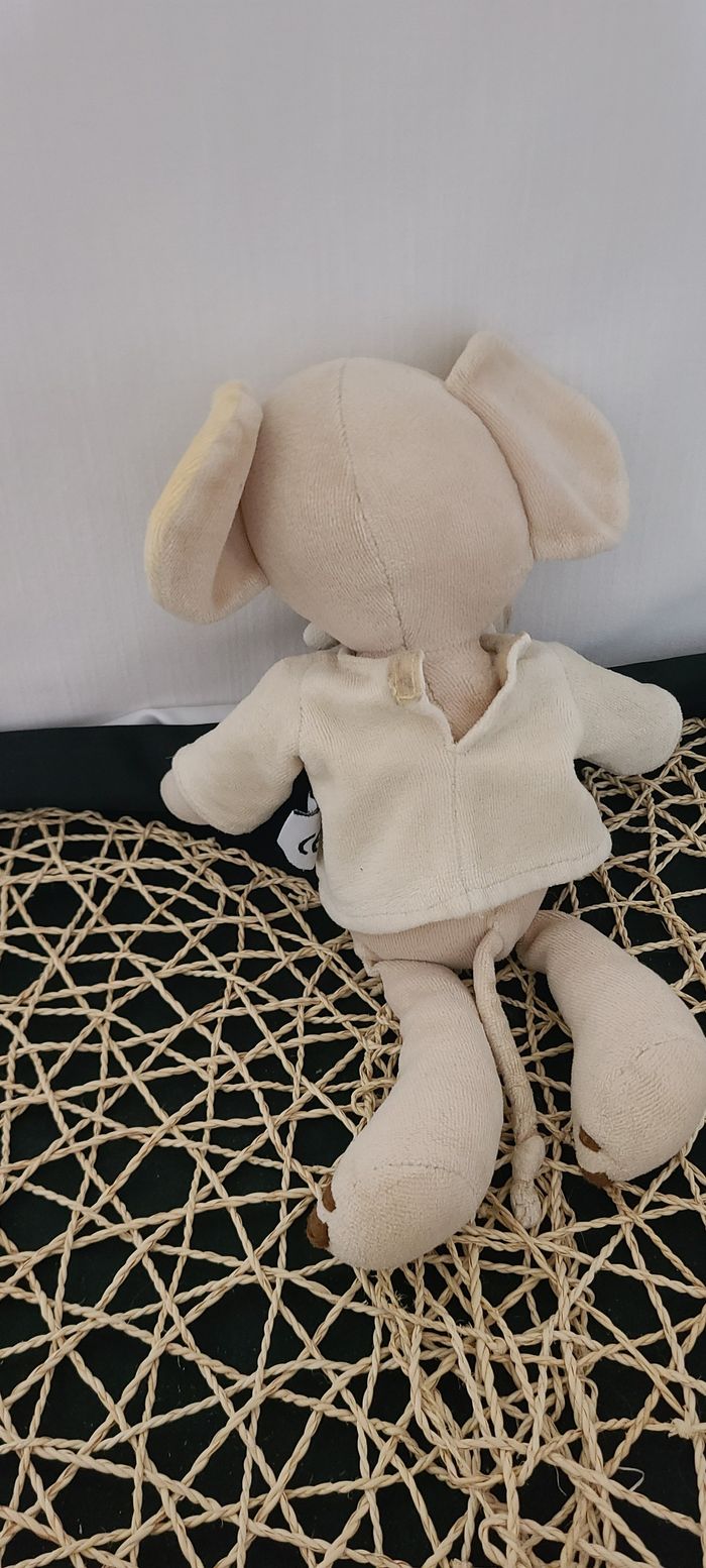 doudou éléphant " les loustics" 28 cm Moulin roty - photo numéro 3