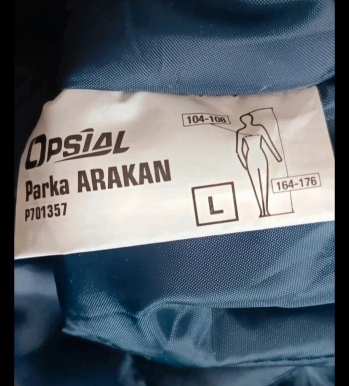 Manteau parka homme opsial L - photo numéro 4