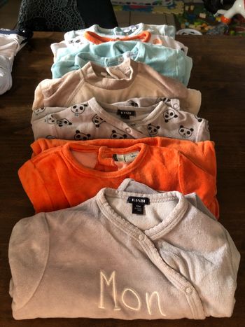 Lot 8 pyjamas velours mixte garçon