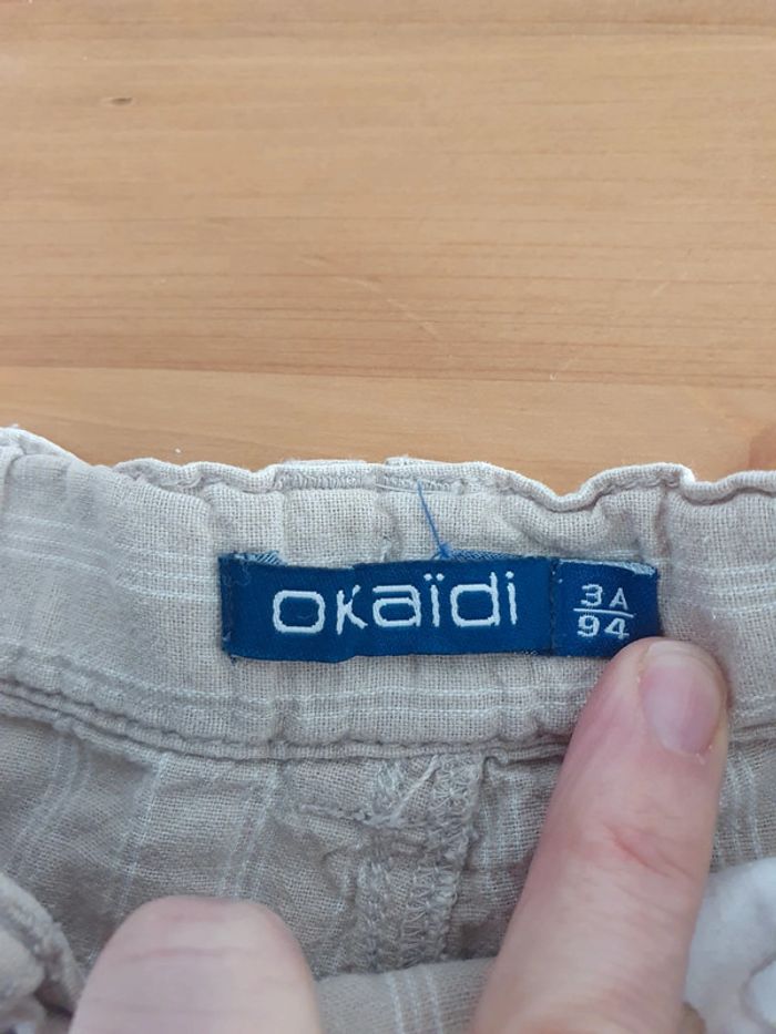 Short beige Okaïdi 3 ans - photo numéro 7