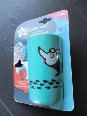 Tommee Tippee Super Cup Tasse (verre) Anti-Bascule Chien neuve