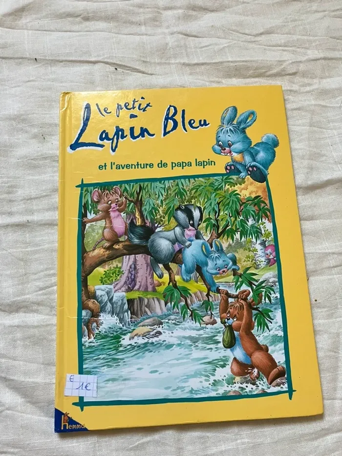 Livre enfant – Le petit lapin bleu et l’aventure de papa lapin