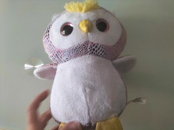 Hibou yeux paillettes